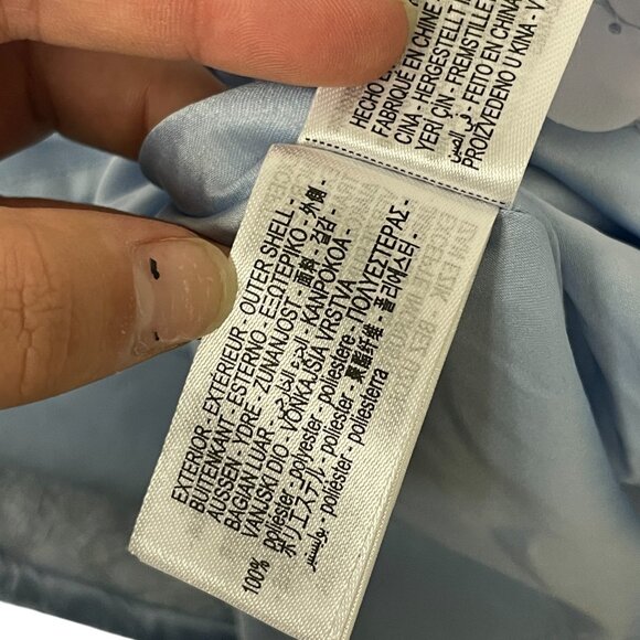 Zara Womens Mini Sequin Skirt Size S Light Blue Short Side Zip 3920/221 NWT - Picture 12 of 16